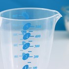 Кувшин мерный Доляна «Колор», 500 мл, 13×9×11.5 см, пластик, прозрачный - Фото 3