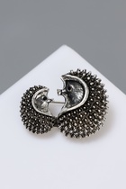 Брошь «Ёжики» мини, чернёная, серебра - Фото 6