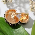 Брошь «Ёжики» мини, цвет чёрно-белый в золоте - Фото 2