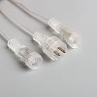 Гирлянда «Сосульки» 2.5 × 0.3 м, IP65, прозрачная нить, 192 LED, свечение фиолетовое с эффектом стекания, 12 В - Фото 7