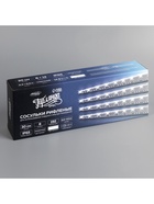 Гирлянда «Сосульки рифленые» 2.5×0.3 м, IP65, прозрачная нить, 192 LED, свечение белое с эффектом стекания, 12 В 5248341 - фото 319926086