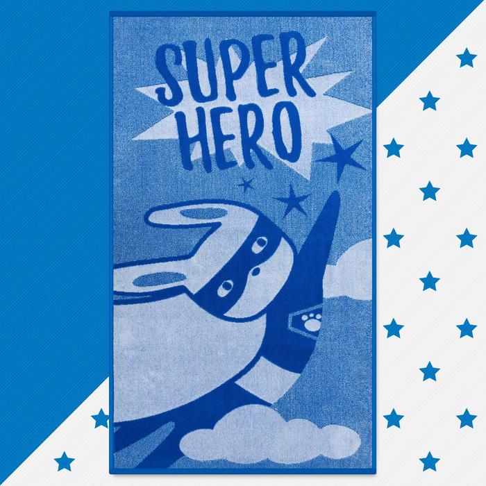 Полотенце махровое "Этель" Super hero, 70х130 см, 100% хлопок, 420гр/м2 - фото 1908634385