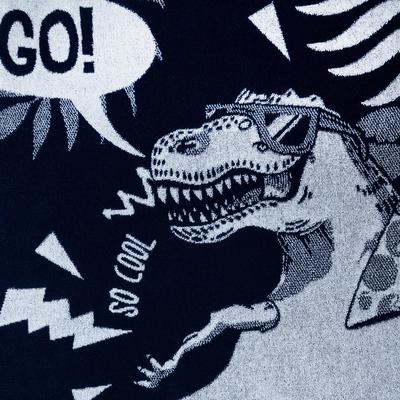 Полотенце махровое Этель T-rex, 70×130 см, 100% хлопок, 420 г/м²