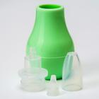 Детский назальный аспиратор, с колпачком, цвет зеленый «Груша» - Фото 5