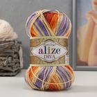 Пряжа "Diva Batik" 100% микрофибра 350м/100гр (7398) - Фото 1