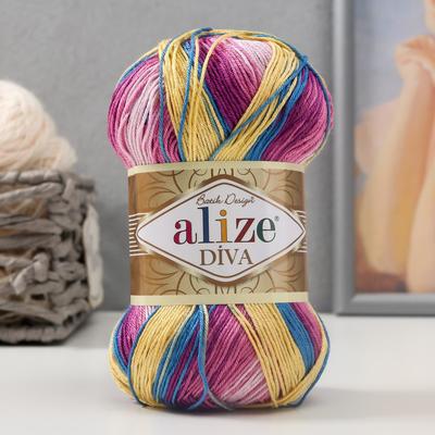 Пряжа "Diva Batik" 100% микрофибра 350м/100гр (6794)
