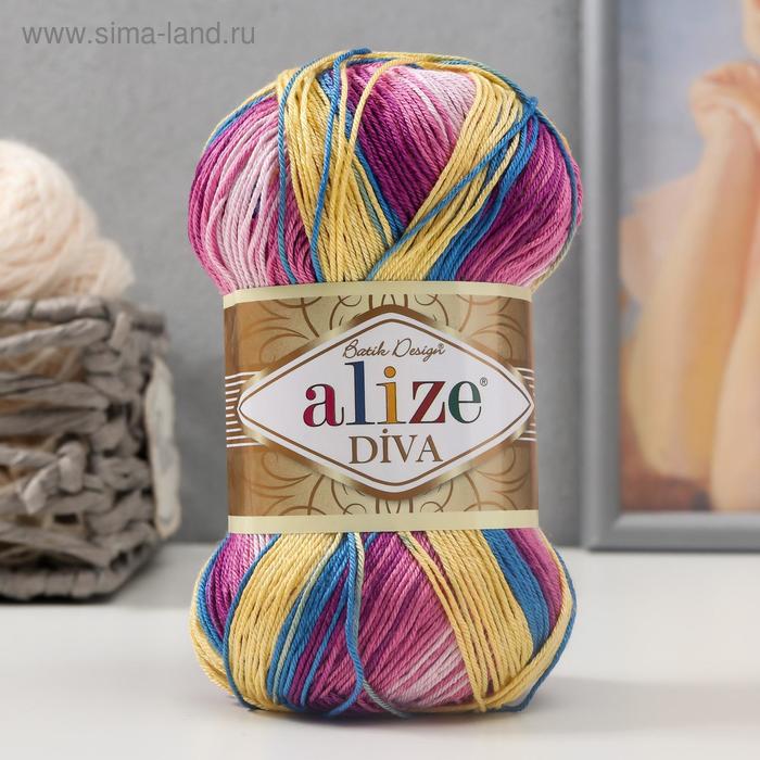 Пряжа "Diva Batik" 100% микрофибра 350м/100гр (6794) - Фото 1