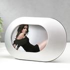 Фоторамка пластик MZL "Овал" 10х15 см серебро - фото 25706956