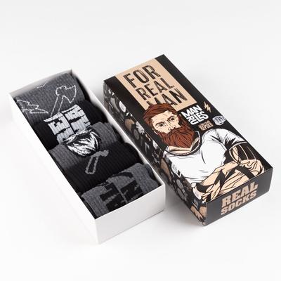 Набор мужских носков KAFTAN «Real man» 5 пар, размер 41-44 (27-29 см)