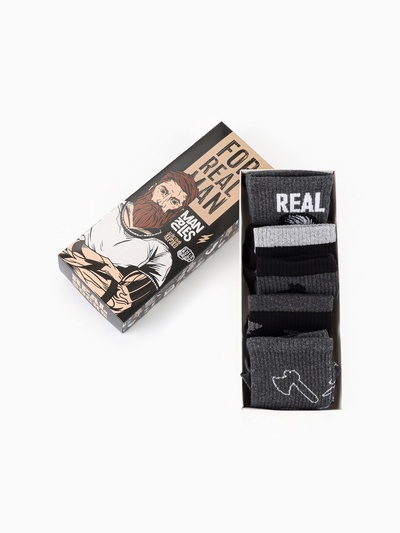 Набор мужских носков KAFTAN «Real man» 5 пар, размер 41-44 (27-29 см)