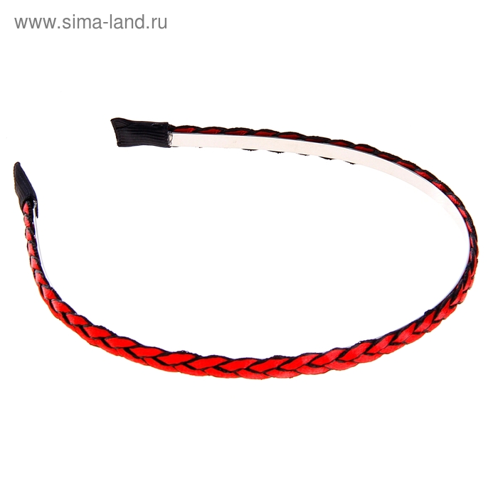 ободок для волос "Коса" классическая тонкая микс - Фото 1