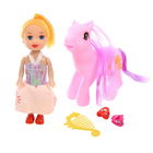 Кукла малышка с пони и аксессуарами, МИКС - Фото 3