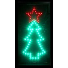 Вывеска светодиодная LED 25*48 см. "Елка", 220V - Фото 1