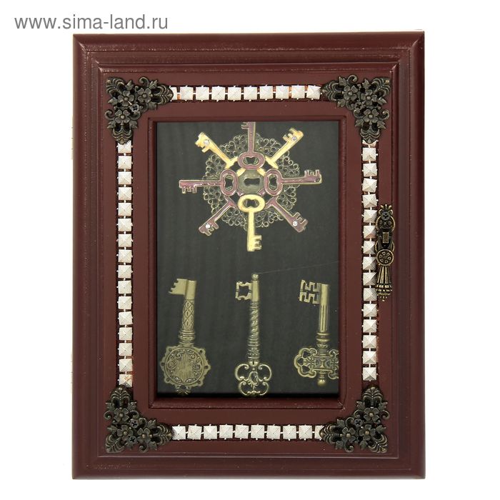 Ключница ажурная "Ключи от всех дверей" 25,5х20,5х8,5 см - Фото 1