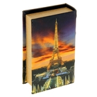 Шкатулка-книга дерево "Романтика Парижа" 17х11х5 см - Фото 3