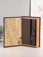 Шкатулка книга - сейф «Эпоха искусства», дерево, тиснение, золотом 26×17×5 см - Фото 3