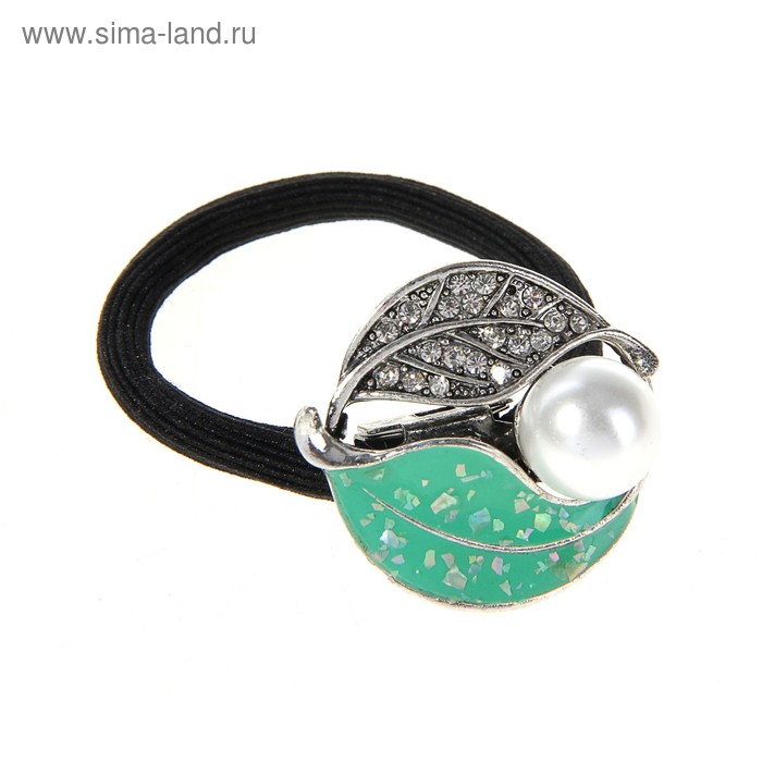 резинка для волос "Лепнина" листочки микс - Фото 1