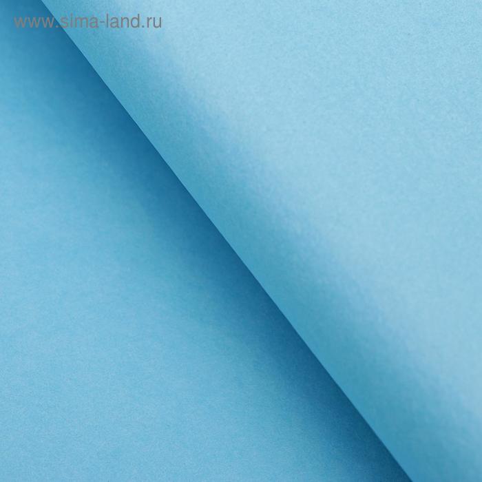 Бумага тишью, цвет бирюзовый, 50 х 66 см - Фото 1
