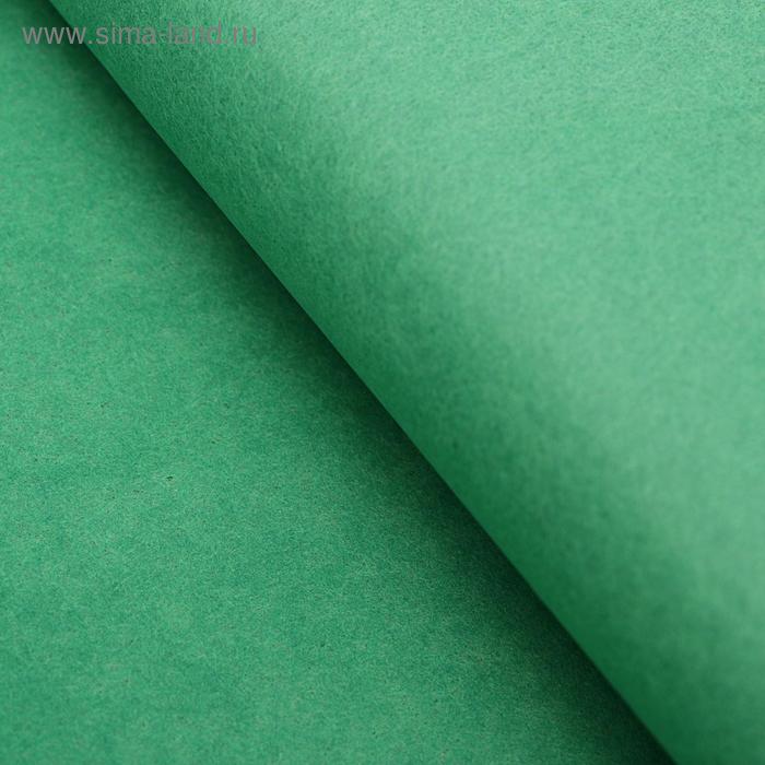 Бумага тишью, цвет зеленый, 50 х 66 см - Фото 1