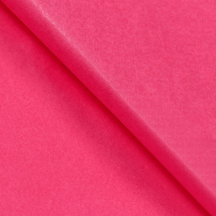 Бумага тишью, цвет фуксия, 50 х 66 см - Фото 1