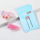 Заколки для волос «Украду твое сердечко», шейкер, 2 шт. - Фото 4