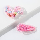 Заколки для волос «Украду твое сердечко», шейкер, 2 шт. - Фото 2