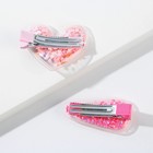 Заколки для волос «Украду твое сердечко», шейкер, 2 шт. - Фото 3