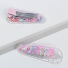 Заколки для волос «Девочка-конфетка», шейкер, 2 шт. - Фото 3