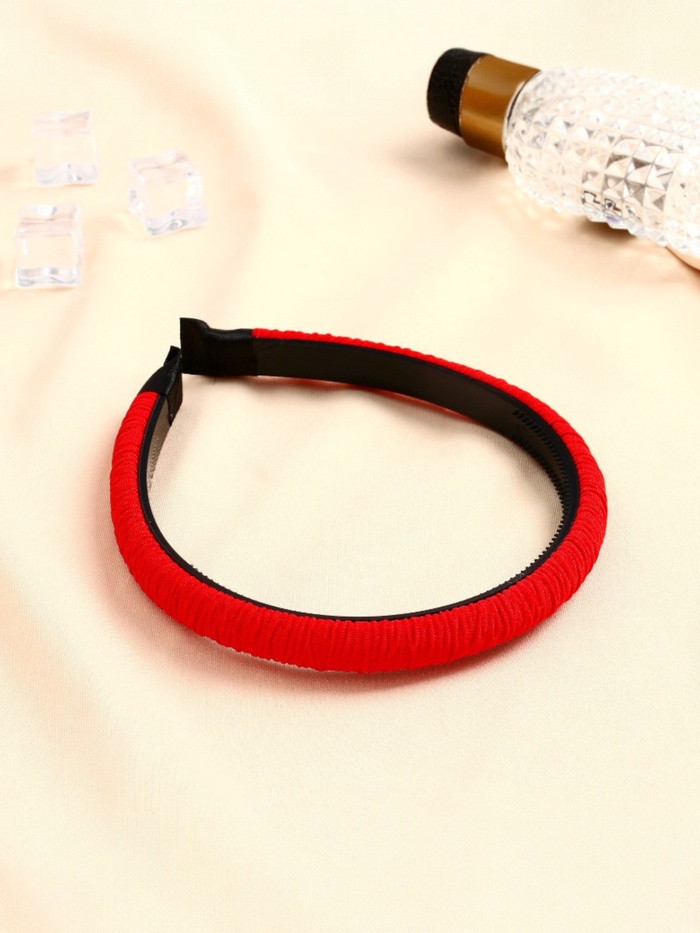 Ободок для волос «Космея», текстура полоски, 1.5 см, МИКС - Фото 1