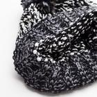 Шапка мужская MINAKU с помпоном, размер 56, цвет черный - Фото 3