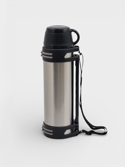 Термос Мастер К «Движение. Ямал», 2.5 л, с двумя кружками, сохраняет тепло 20 ч, нержавеющая сталь