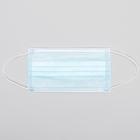 Маска медицинская, трёхслойная, 50 штук в упаковке, голубая - Фото 1