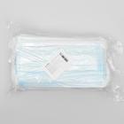 Маска медицинская, трёхслойная, 50 штук в упаковке, голубая - Фото 7