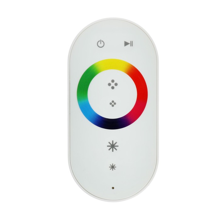 Контроллер Ecola для RGB ленты, 12 – 24 В, 18 А, пульт ДУ, белый - Фото 1