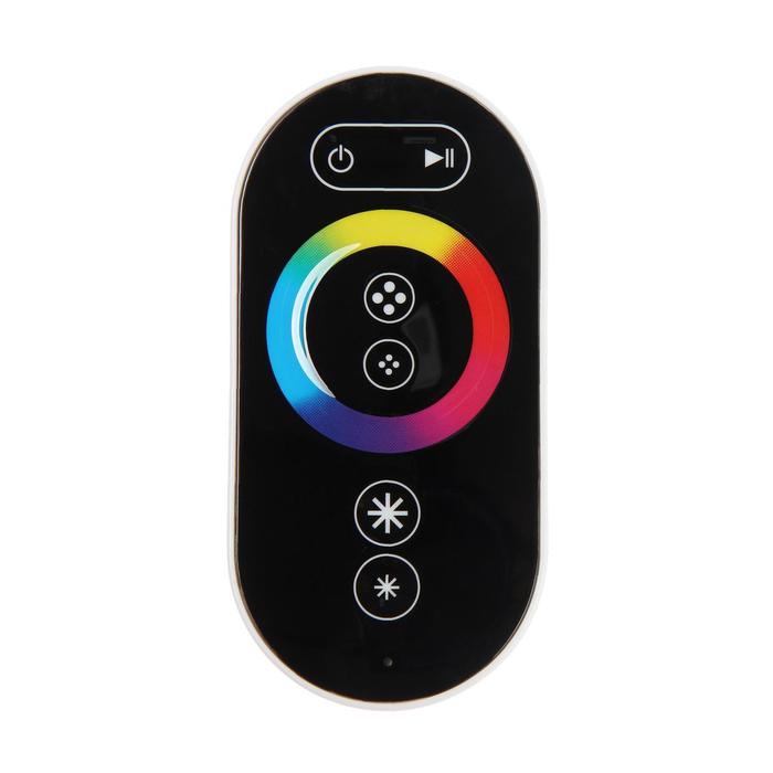Контроллер Ecola для RGB ленты, 12 – 24 В, 18 А, пульт ДУ, чёрный - фото 1885102250
