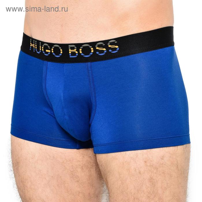 Трусы мужские Hugo Boss Trunk Bamboo, размер S, цвет синий - Фото 1