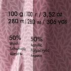 Пряжа "Merino de luxe 50" 50% шерсть, 50% акрил 280м/100г (565) - Фото 4