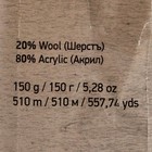 Пряжа "Nordic" 20% шерсть, 80% акрил 510м/150гр (659) - Фото 4