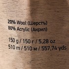 Пряжа "Nordic" 20% шерсть, 80% акрил 510м/150гр (656) - Фото 4