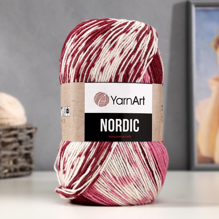 Пряжа "Nordic" 20% шерсть, 80% акрил 510м/150гр (660) - Фото 1
