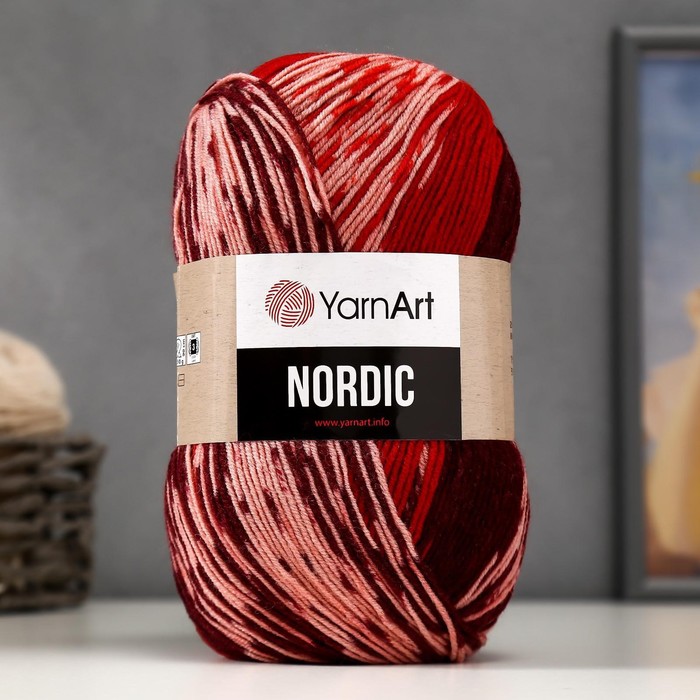 

Пряжа "Nordic" 20% шерсть, 80% акрил 510м/150гр (664)