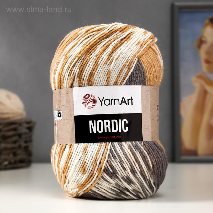 Пряжа "Nordic" 20% шерсть, 80% акрил 510м/150гр (657) - Фото 1