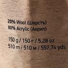 Пряжа "Nordic" 20% шерсть, 80% акрил 510м/150гр (657) - Фото 4