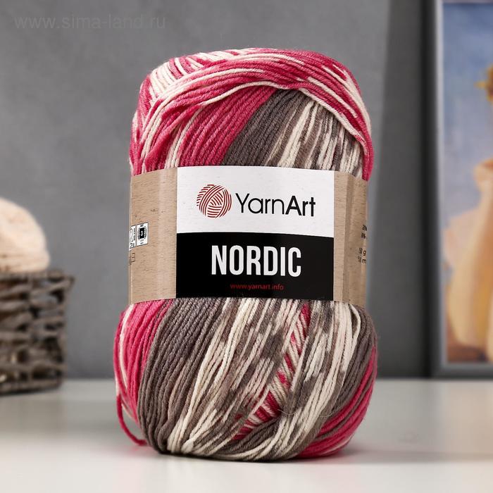 Пряжа "Nordic" 20% шерсть, 80% акрил 510м/150гр (655) - Фото 1