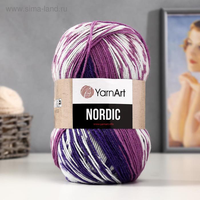Пряжа "Nordic" 20% шерсть, 80% акрил 510м/150гр (658) - Фото 1