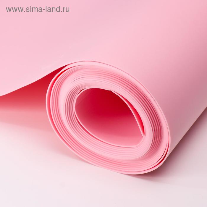 Изолон для творчества розовый 2 мм, рулон 0,75х10 м - Фото 1