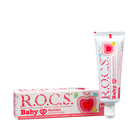 Зубная паста R.O.C.S Baby, нежный уход, яблоко, 45 г - фото 320982899