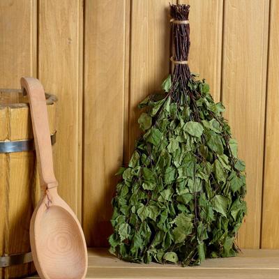 Веник для бани, берёзовый, 50 см, упаковка МИКС