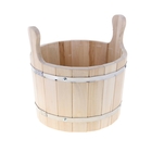 Шайка сборная двуручная(липа) 10л . - Фото 1