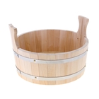 Шайка сборная двуручная(липа) 10л . - Фото 2